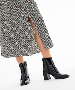 Jupe longue imprimée en viscose femme